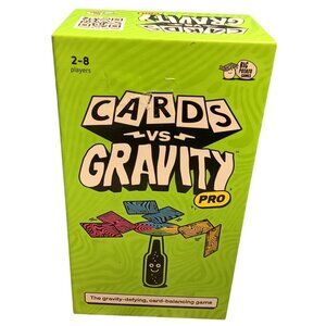 Cards Vs Gravity Pro Game  Gravity-Defying Card Balancing Fun 2-8 Players Family